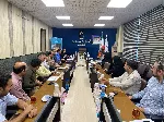 جلسه معاون توسعه مدیریت و منابع دانشگاه و  مدیریت آمار و فناوری اطلاعات